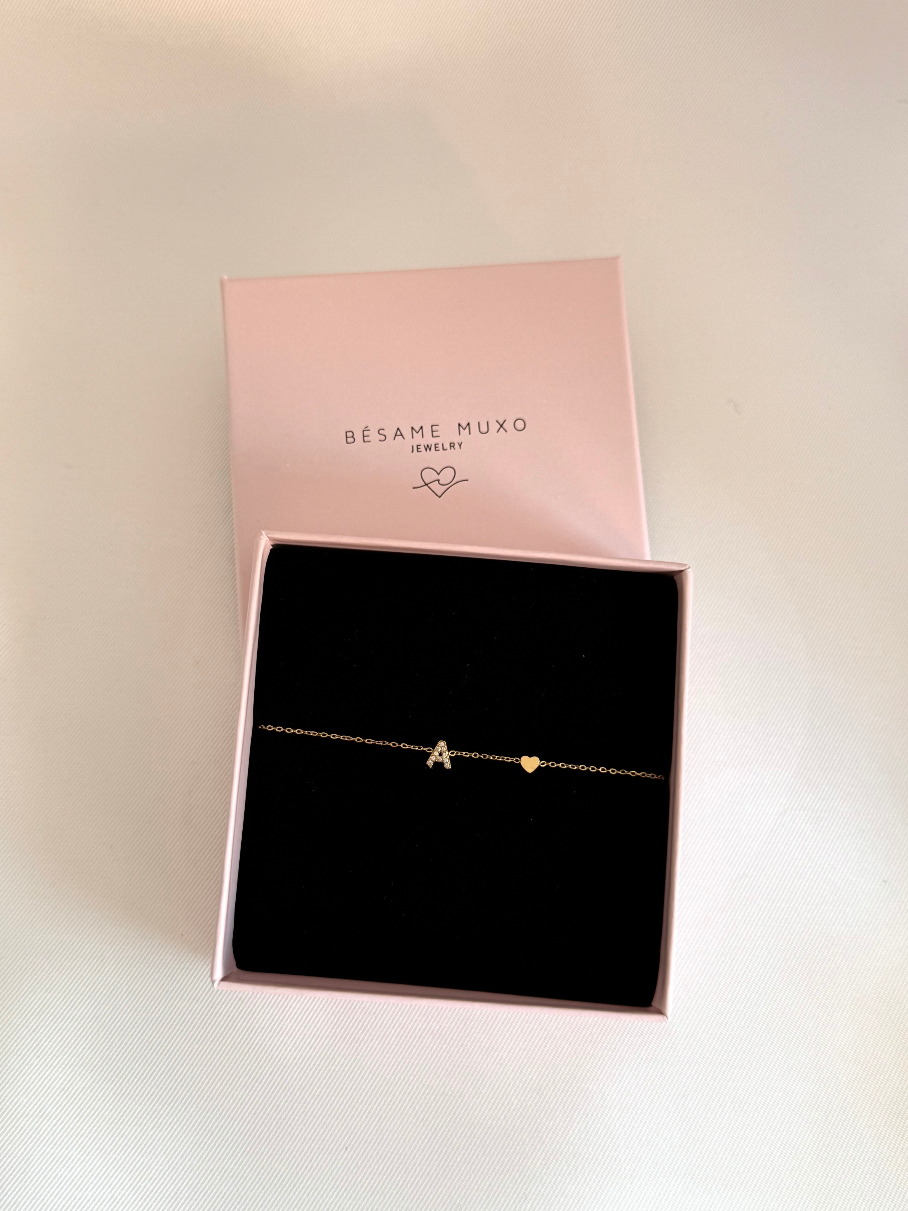 PULSERA INICIAL ORO BODA