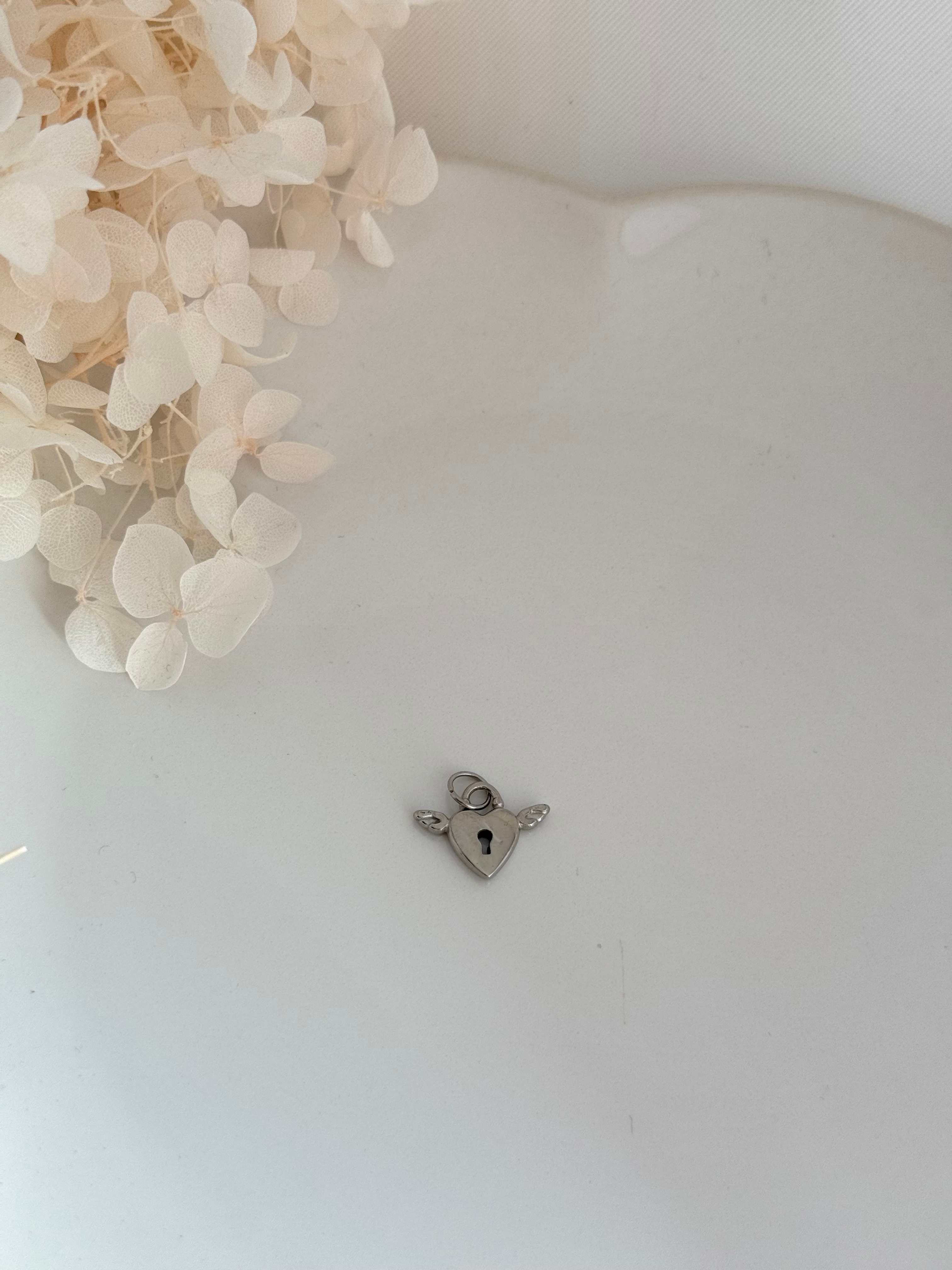 CHARM CANDADO CON ALAS